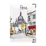 Color pop porte - papiers voiture motif sacr coeur - france - pvc ? papiers franais - etui carte grise ...