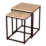 Colorado bout de canape plateau bois clair