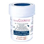 Colorant poudre alimentaire artificielle - scrapcooking - bleu nuit - 5 g
