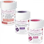 Kit de colorants alimentaires - rose - violet - corail