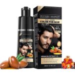 Coloration noir homme 4 - en - 1 black hair dye shampooshampoing cheveux color�s instantan�e coloration ...