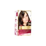 Lor�al paris excellence coloration permanente ch�tain 4 ? kit 3 �tapes (cr�me shampooing soin masque) ...