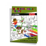 Coloriage g�ant bouchut - la ferme - 80 x 120 cm