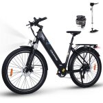 Colorway v�lo �lectrique vae noir vtt �lectrique 27. 5 ville e - bike batterie au lithium amovible 36v15ah ...