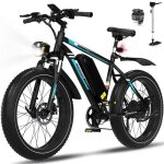 Colorway v�lo �lectrique vae vtt �lectrique 26 x 4. 0 ville e - bike batterie au lithium amovible 48v15ah ...