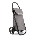 Com8 tweed polar - chariot de course rolser 2 roues - gris