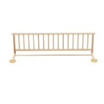Combelle - barrire de lit en bois enfant - naturel vernis - 127x35 cm