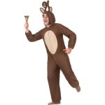 Combinaison  capuche renne homme - marron