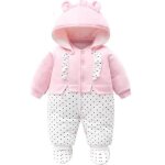 Combinaison de neige bébé - bébé barboteuse hiver - coton - capuche amovible - motif dinosaure - rose ... Combinaison de neige bébé - bébé barboteuse hiver - coton - capuche amovible - motif dinosaure - rose ...