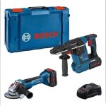 Combo kit 2 outils 18v : gws 18v - 10 p + gbh 18v - 26 + procore18v 2x55ah + gal 1880