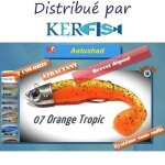Combo leurre souple astushad astufish (5 g - orange tropic) fabriqu� en bretagne france