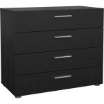 Commode - 4 tiroirs - noir - l802 x p4025 x h681 cm Commode - 4 tiroirs - noir - l802 x p4025 x h681 cm