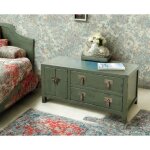 Commode buffet armoire vintage asiatique oriental tv lowboard style chinois vintage