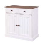 Inter link commode westerland 3. 2 blanc bois massif Inter link commode westerland 3. 2 blanc bois massif