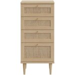 Commode - calasettea - 4 tiroirs - dcor chne - 504 x 414 x 1088 cm