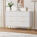 Commode de chambre - commode avec 6 tiroirs ?garvee - armoire � tiroirs blanche - style moderne & �troite ...
