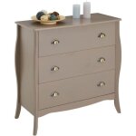 Commode de chambre antoinette style baroque rococo design moderne rangement avec 3 tiroirs en pin massif ... Commode de chambre antoinette style baroque rococo design moderne rangement avec 3 tiroirs en pin massif ...