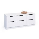 Commode rostock 50x120h40 cm blanche