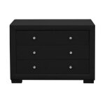 Commode chambre à coucher design eva - noir Commode chambre à coucher design eva - noir
