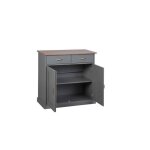 Inter link commode luzerna 3. 1 gris sépia bois massif Inter link commode luzerna 3. 1 gris sépia bois massif