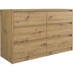 Commode - k120 - chne artisan - 6 tiroirs - design minimaliste