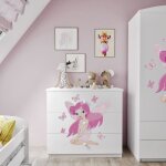 Commode kocot kids babydreams fée blanche avec des ailes - 5903282037083 Commode kocot kids babydreams fée blanche avec des ailes - 5903282037083