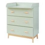Commode � langer sarievn 100 x 80 x 53 cm vert menthe