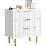 Commode de chambre armoire moderne grand capacit� ensemble meuble salon flut� 3 tiroirs bois meuble tv ...