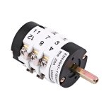 Commutateur de changeur de pneus - 220v / 380v - 20a - plastique et métal - noir Commutateur de changeur de pneus - 220v / 380v - 20a - plastique et métal - noir