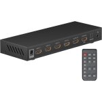 Commutateur hdmi - goobay - 58478 - 4x2 - 4k 30 hz - télécommande incluse Commutateur hdmi - goobay - 58478 - 4x2 - 4k 30 hz - télécommande incluse