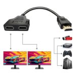 Commutateur hdmi - kern tech - 1080p effet visuel 3d 1 entr�e 2 sorties commutation multiport transmission ...