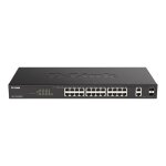 Commutateur - d - link - dgs 1100 - 26mpv2 - 24 x 10 / 100 / 1000 (poe + ) - 2 x sfp gigabit - rackable ...