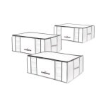 Compactor lot de 3 housses de rangement sous - vide life - xxl (210 l) - 45x65x27 cm