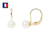 Boucles doreilles - compagnie générale des perles - 6 - 7 mm - or jaune 750 - perles de culture - dormeuses ... Boucles doreilles - compagnie générale des perles - 6 - 7 mm - or jaune 750 - perles de culture - dormeuses ...
