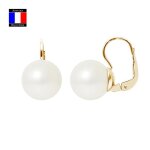 Compagnie générale des perles - boucles doreilles véritable perle de culture 9 - 10 mm or jaune 18 cts ... Compagnie générale des perles - boucles doreilles véritable perle de culture 9 - 10 mm or jaune 18 cts ...