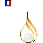 Pendentif - compagnie gnrale des perles - vritable perle de culture 7 - 8 mm - or jaune 18 carats ...