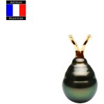 Pendentif - compagnie gnrale des perles - v - perle de tahiti 8 - 9 mm - or jaune 18 cts - femme