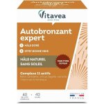 Compl�ment alimentaire - vitavea autobronzant expert - 40 g�lules - teint lumineux - hale dor�