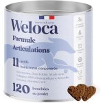 Complment articulations chien - 120 bouches - 11 actifs puissants (dont glucosamine chondrotine moule ...