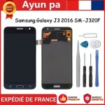 Complte �cran tactile lcd pour samsung galaxy j3 2016 j320f j320fn noir vitre tactile