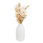 Composition fleurs sches h25cm avec vase - atmosphera createur dinterieur