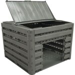 Composteur belli compostwood 400 l taupe - jardinage écologique Composteur belli compostwood 400 l taupe - jardinage écologique