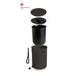Composteur de cuisine bokashi organko 2 - skaza - noir - 9. 6l - activateur em