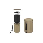 Composteur skaza composteur bokashi organko 2 9, 6l + 1 kg d''activateur - capuccino