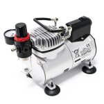 Wiltec compresseur � membrane a�rographe airbrush af18 - 2 ? monocylindrique ? 4 bar ? diaphragme ? sans ...