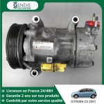 Compresseur air conditionn� citroen c3 ph2 2005 - 2010 - marque sanden - r�f�rence 9800821980 - garantie ...