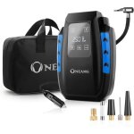 Compresseur � air portatif 12v 150w avec affichage digital et lumi�re led c�ble 3m. compresseur auto