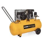 Compresseur dair  courroie 100 litres 2. 5 cv 1. 9 kw 230v ac pression 10 bar vito