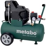 Compresseur - metabo - basic 250 - 24 w of - raccord rapide universel - poigne caoutchoute