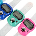 Compteur num�rique - bague � main - 5 chiffres - multisport - multicolore